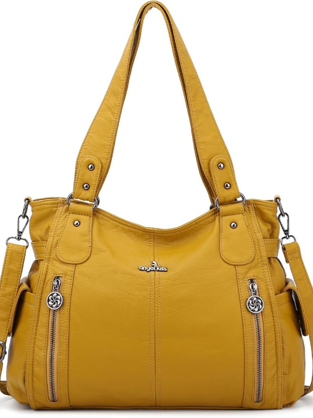 Handbags for Womens Top-Handle Hobo Purse Roomy Casual Shoulder Bags PU Tote Sat